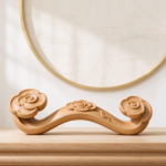 Wood Carved Ruyi Decor